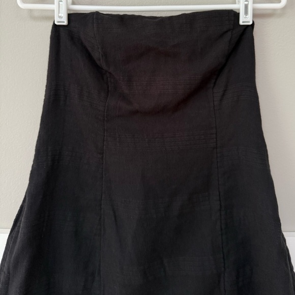 NWT Free People Linen Blend Endless Summer This Is Love Tube Top in Black - Picture 5 of 11